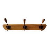 Vintage wall coat rack - 3 hooks
