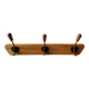 Vintage wall coat rack - 3 hooks