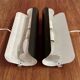 PAIR OF LARGE SCANDINAVIAN DESIGN WALL LIGHTS.