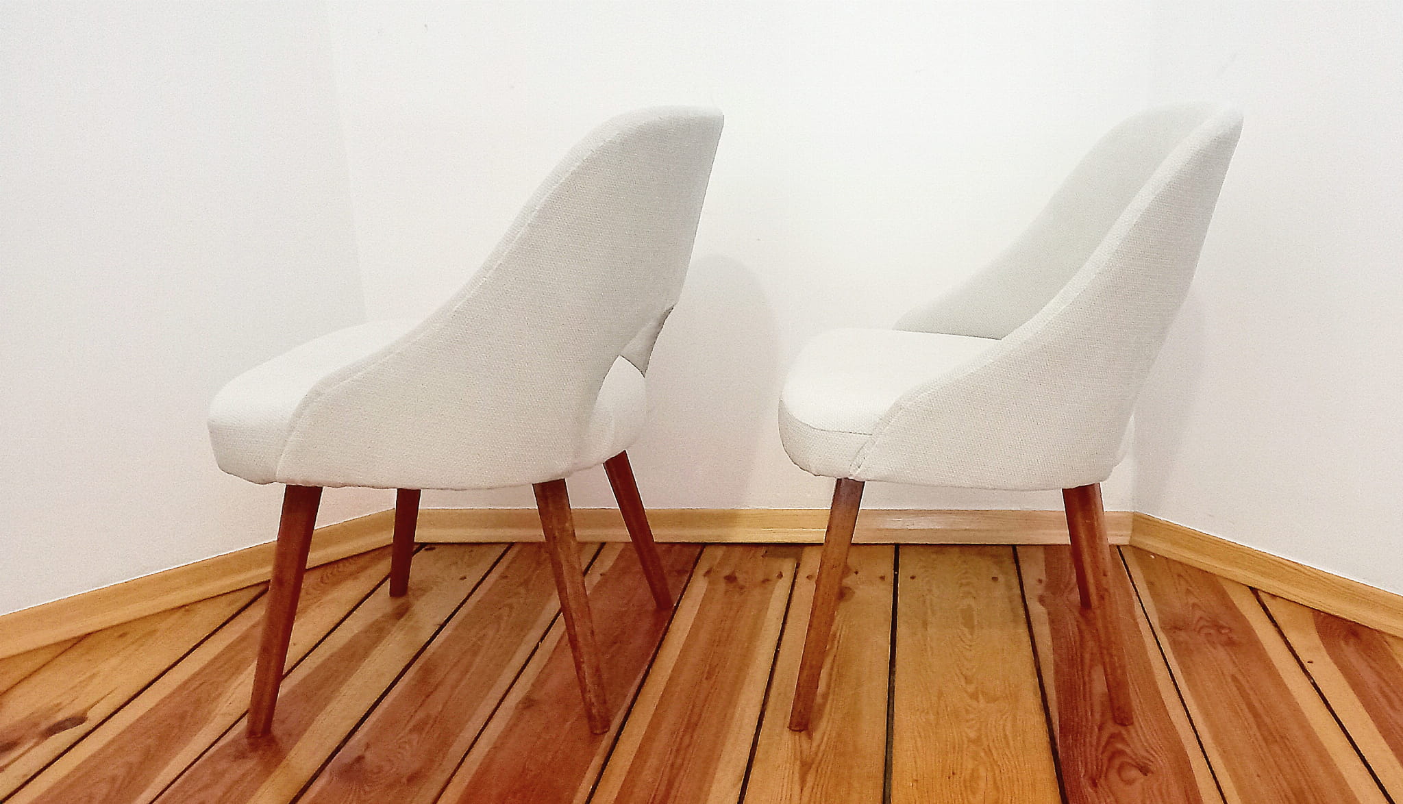 Paire de fauteuils Retro, Vintage, Tchécoslovaquie 60s