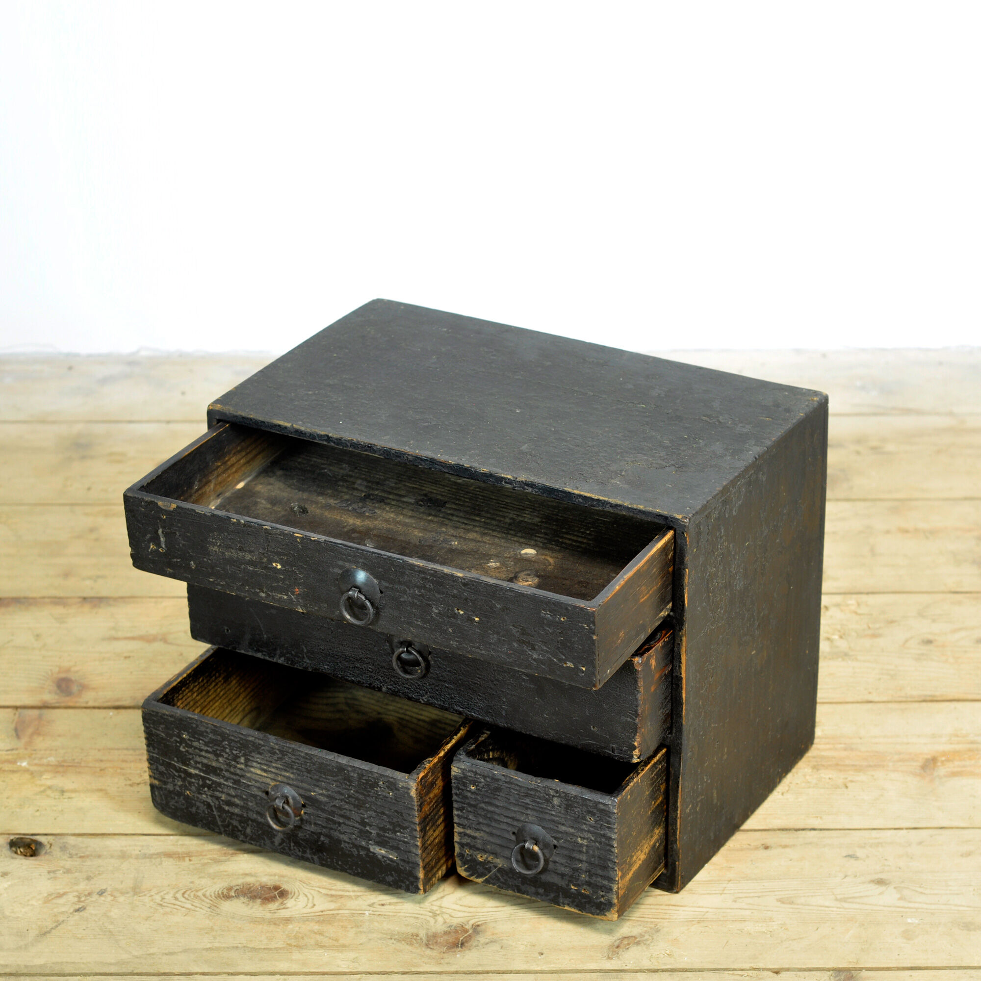 Antique Japanese ko-dansu, small chest of drawers, circa 1900