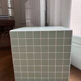 Ceramic cube side table 40x40cm
