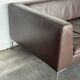 B&B Italia sofa “Charles” Leather Sofa with Matching Ottoma