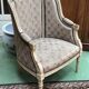 Salon Louis XVI style end XIX wooden painted
