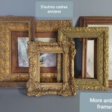 Former Original gold leaf gilding key frame, Style Louis XV 76x61 leafing 61x46.4 cm SB116