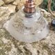 Lampe baladeuse globe vintage en verre
