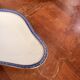 Plate, Ramekin, Salad Bowl 23cm, Limoges Porcelain, Blue and Gold, Betoule