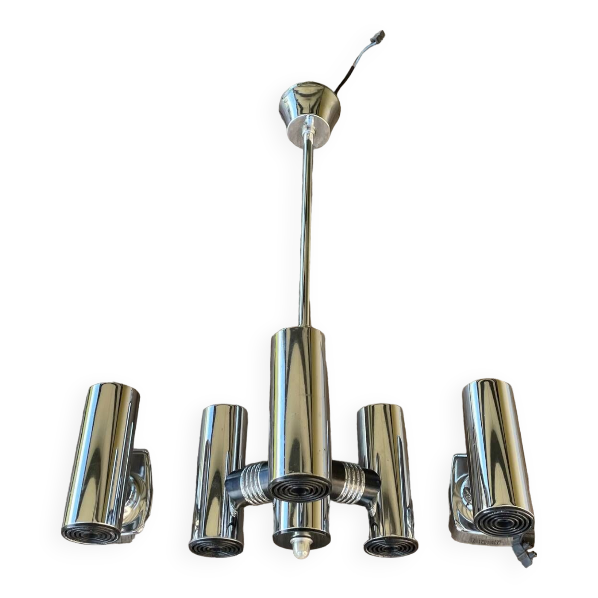 Lustre avec 2 spots muraux targetti sankey