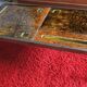 Coffee table by Robert and Jean Cloutier in steel and enameled lava stone Vintage 1950