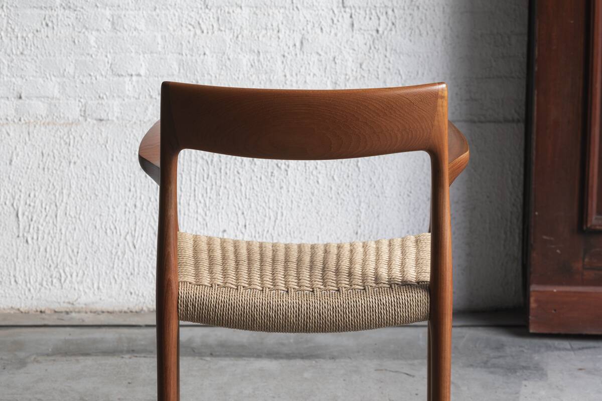 Ensemble de 4 chaises à repas, modèle 57, par Niels O. Moller, Danemark, 1960