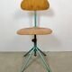 Dark Green Industrial Workshop Chair, 1950s