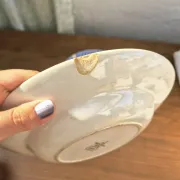 Vintage Digoin deep plates
