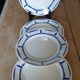 4 assiettes à dessert Lucie de Badonviller