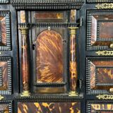 Cabinet in blackened wood and blond tortoiseshell, Italy, late 17th century
