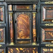 Cabinet in blackened wood and blond tortoiseshell, Italy, late 17th century