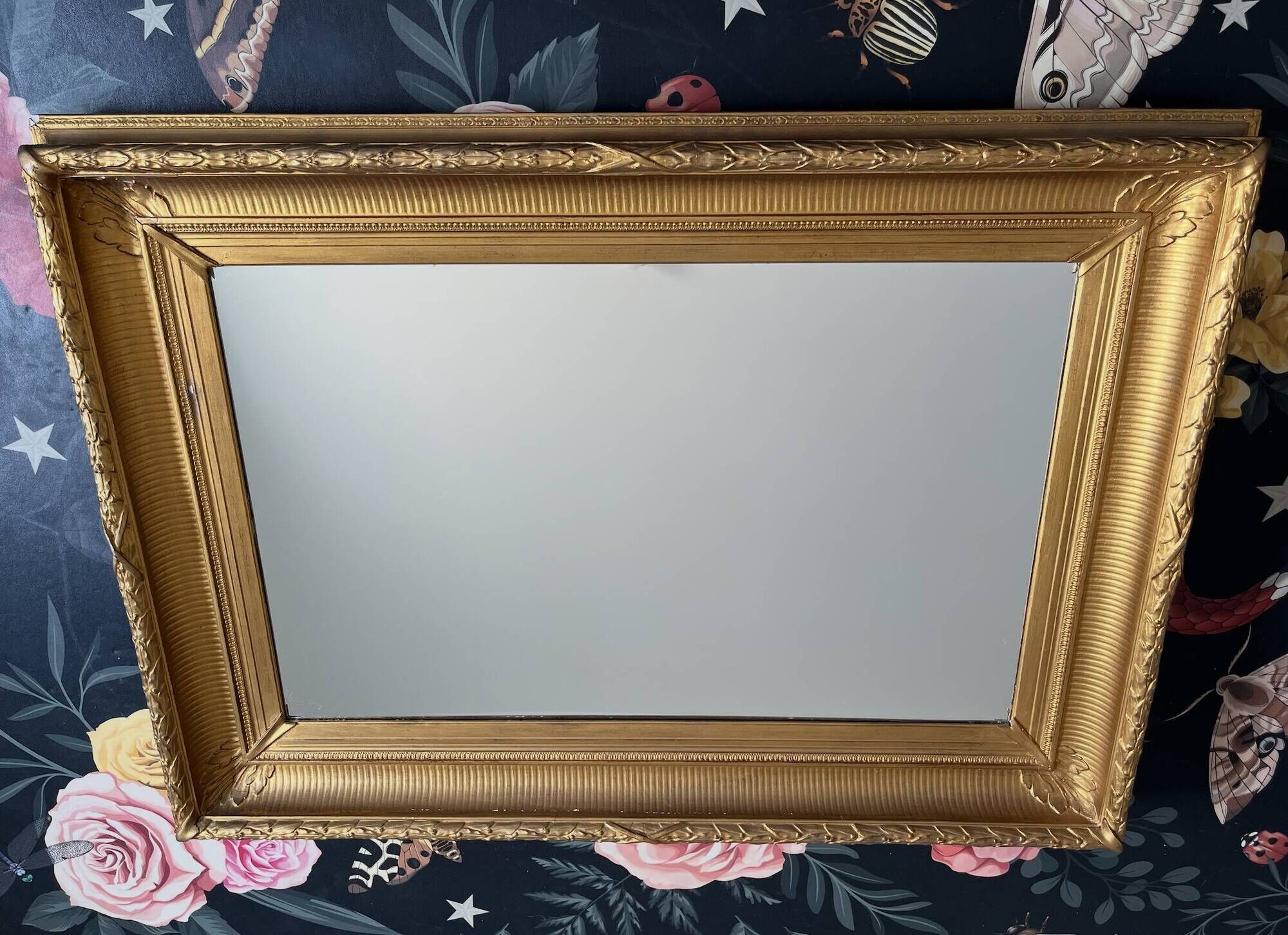 19th-century Victorian wall mirror