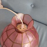 Pink mother-of-pearl chandelier