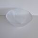 Glass bowl Trigona for Holmegaard, Denmark 1980s