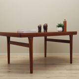 Teak table, Danish design, 1970s, production: Denmark