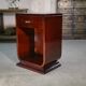 Art Deco mahogany bedside table/occasional unit with lacquered finish, 1930s