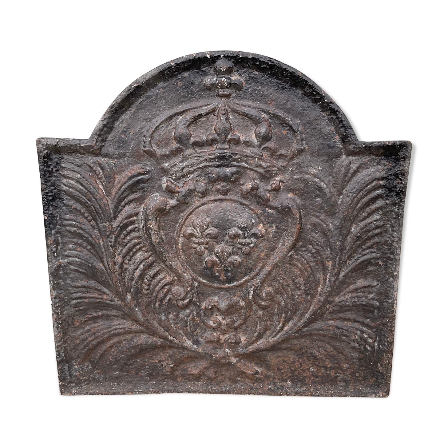 Fireplace plate