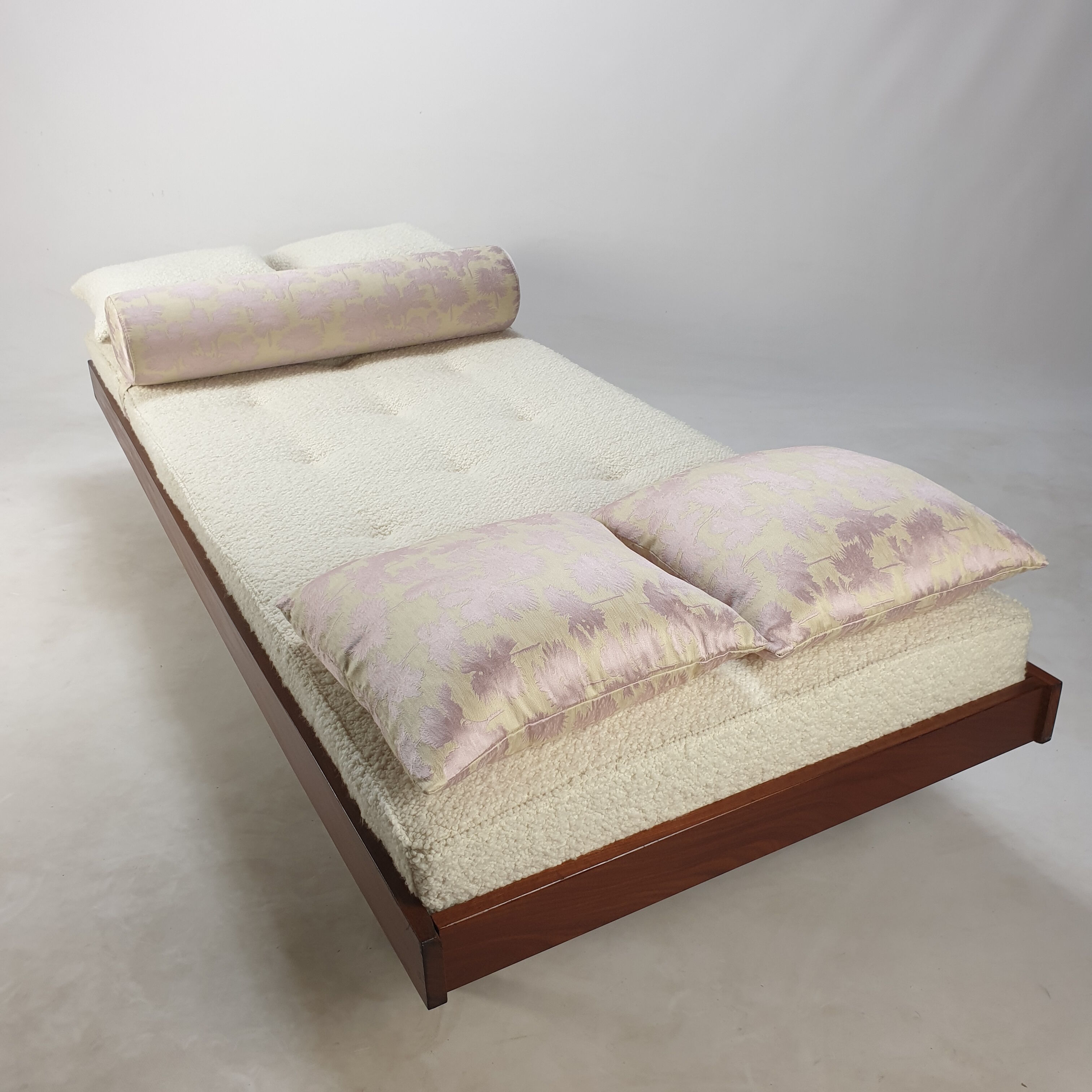 Teak Daybed with Dedar Cushions, 1960s