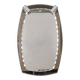 VINTAGE 1960S SMOKED GLASS WALL MIRROR WITH ITALIAN DESIGN SPOTLIGHTS