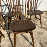 Set of 7 Baumann Tacoma bistro chairs
