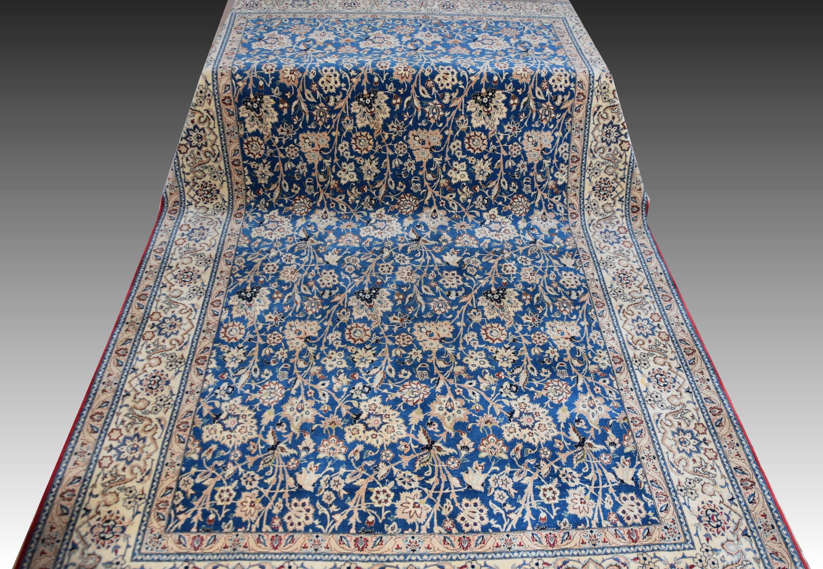 Oriental rug iran naïn tudeshk