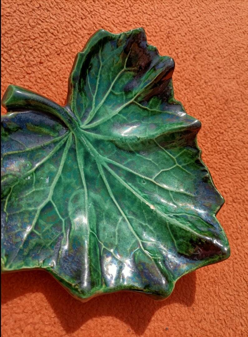 Vide poche rétro feuilles