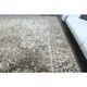 1960s Vintage Persian Handmade Wool Cotton Light Brown Area Rug 283x374
