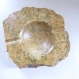 Imposing vintage alabaster ashtray