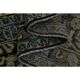 1970s Vintage Persian Handmade Wool Cotton Green Area Rug 265x368