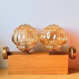 Pair of bubble wall lights by Helena Tynell from the 70s.