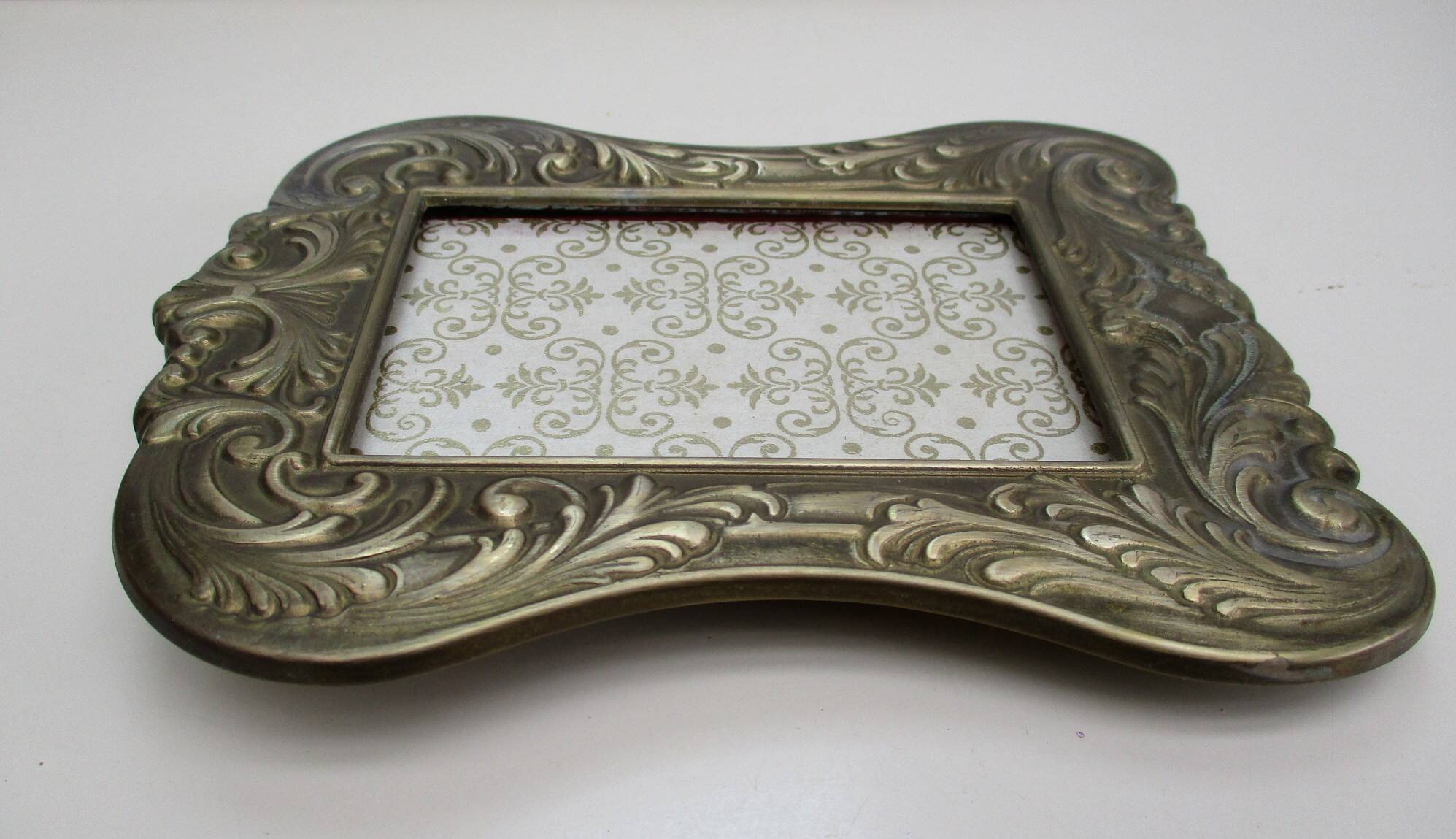 Vintage brass/bronze frame for 75 x 120 mm subject