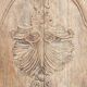 Panel, bas relief in natural wood, 18th century period