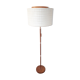 Lampadaire scandinave cuivre et teck