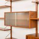 Poul Cadovius 4 bay teak Wall unit, 1960s