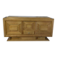 Brutalist Art Deco oak sideboard in the style of Charles Dudouyt / Gaston Poisson