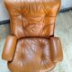 Fauteuil cuir Michel Cadestin pour Airbone