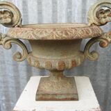 Early 19th Century cast iron Planter with scrolled foliate Handles