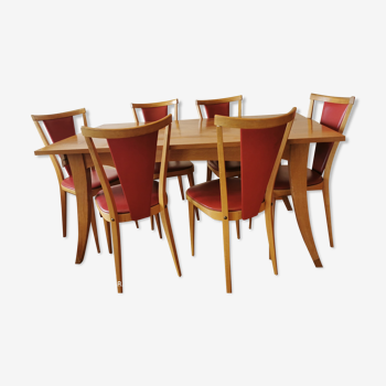 Table à manger et ses 6 chaises