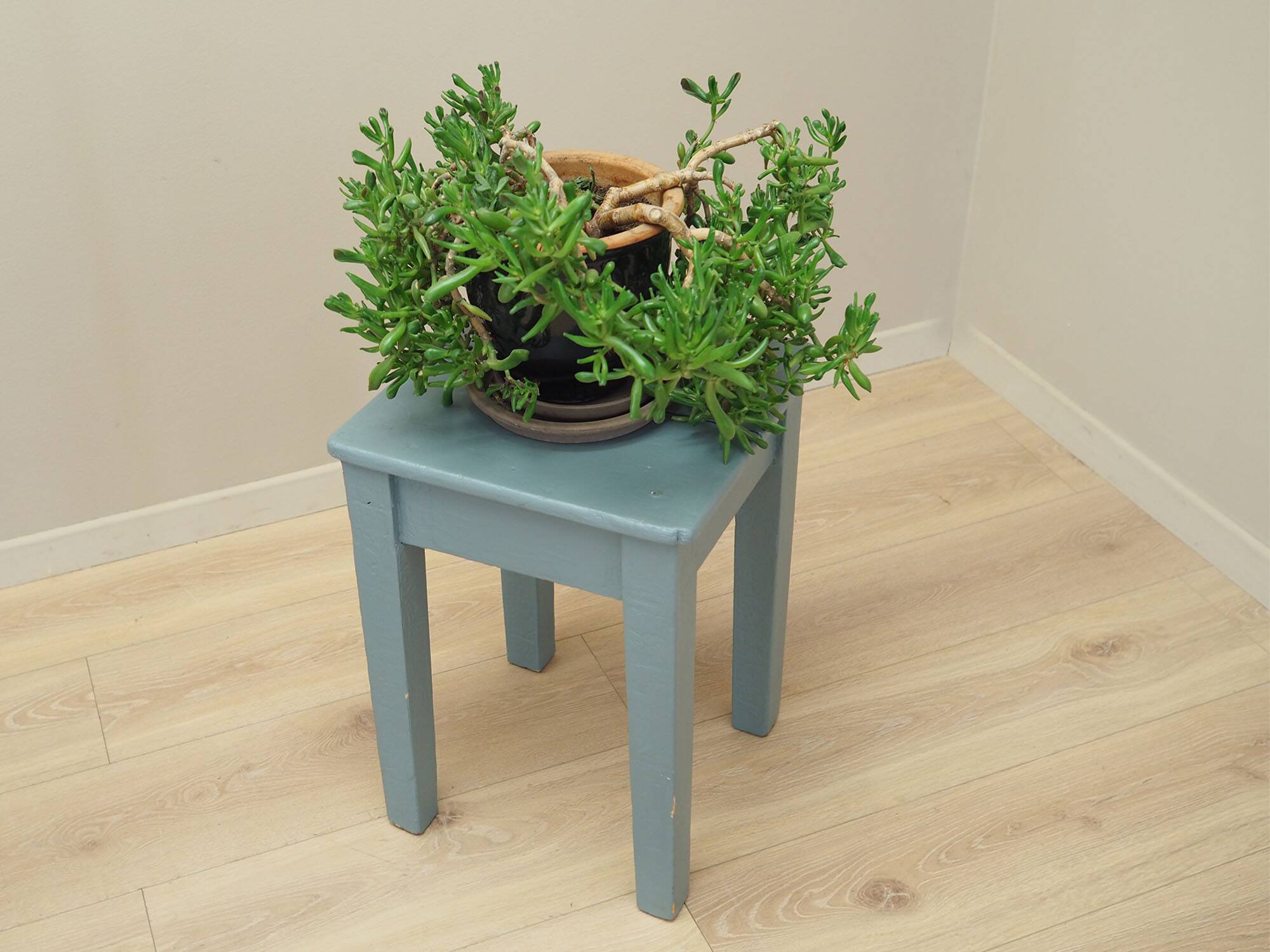 Tabouret en pin, design danois, années 1950, fabrication : Danemark
