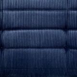 French Togo 2-seater sofa in blue corduroy attributed to Michel Ducaroy for Ligne Roset, 1970s