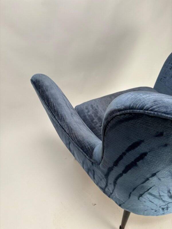 Ensemble de fauteuils des années 50 dans le style de Guglielmo Veronesi, Italie.