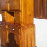 Mado sideboard in solid wood, wooden top