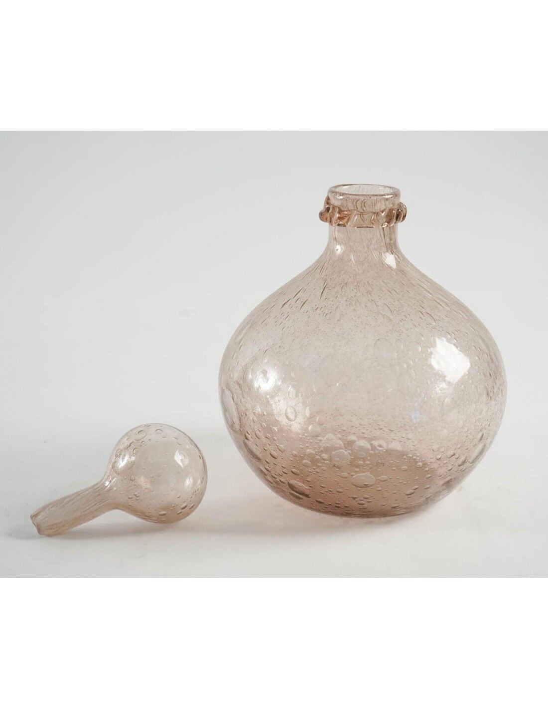 Biot glass decanter