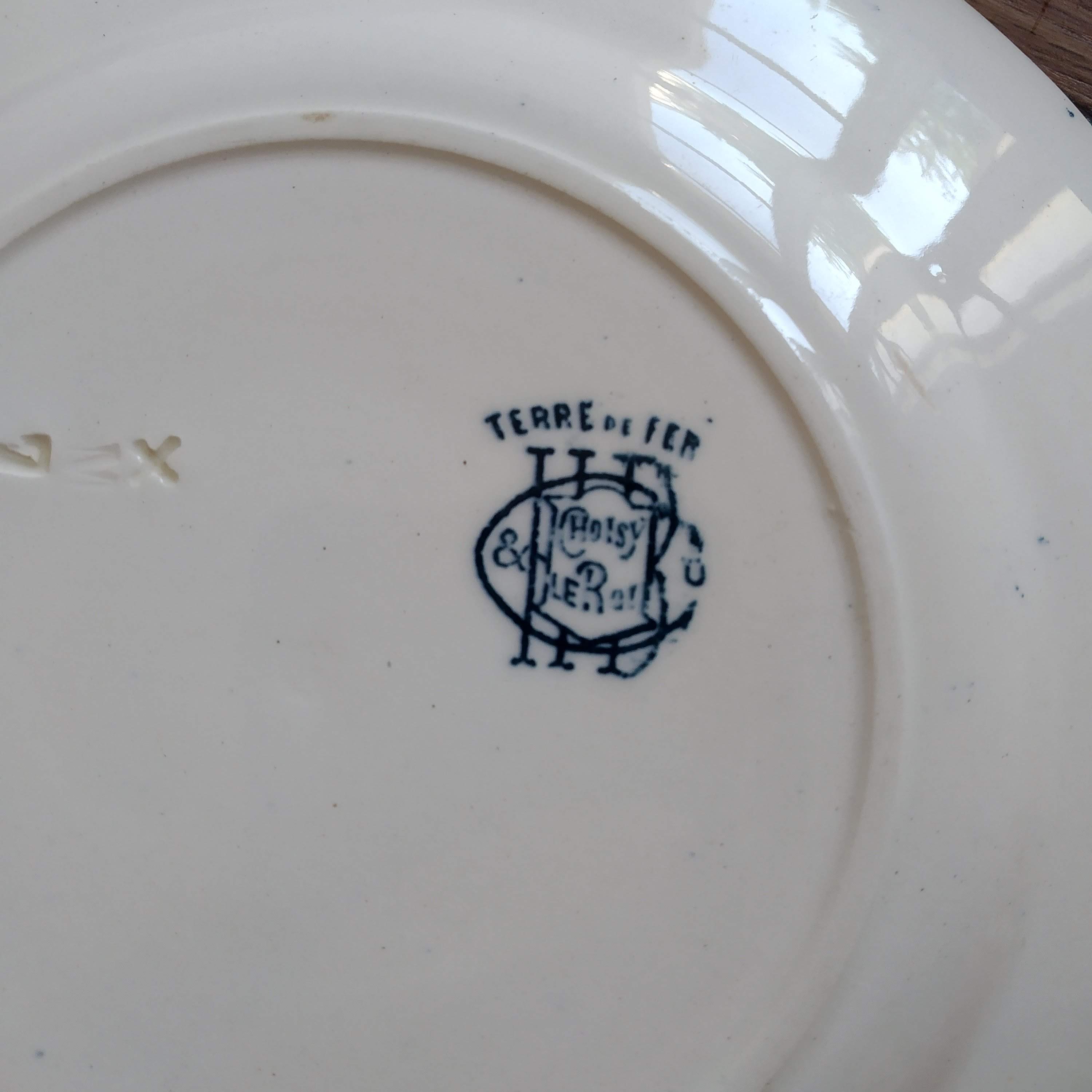 15 choisy the King dessert plates