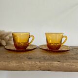 6 espresso cups vereco france