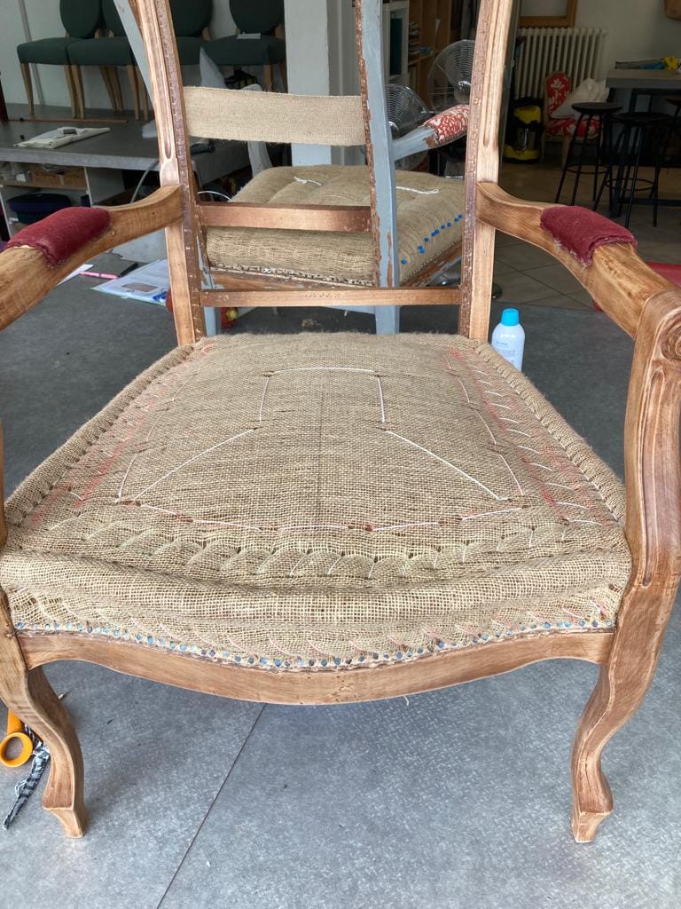 Turquoise Voltaire Armchair